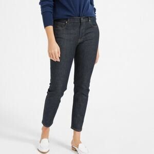 EVERLANE The Mid-Rise Skinny Ankle Jeans Slim Fit Denim Dark Indigo Wash Size 29